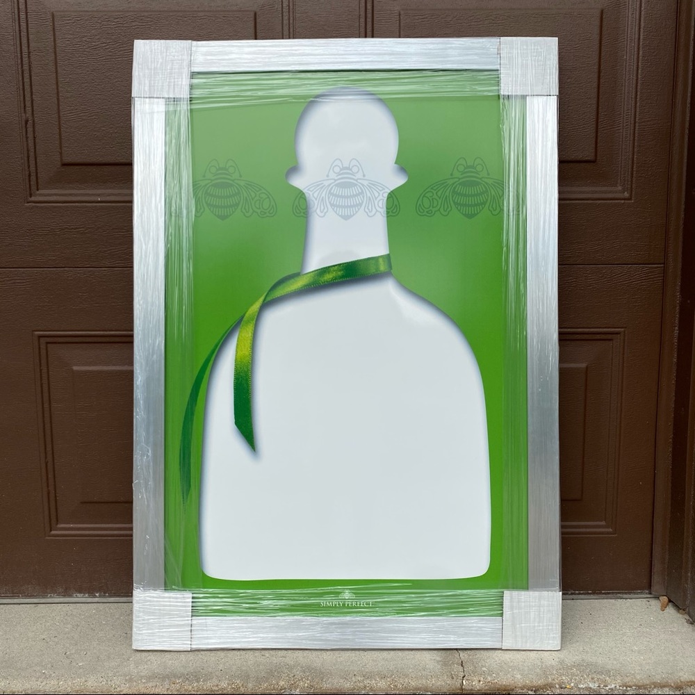 RARE Patron Tequila Framed Sign
